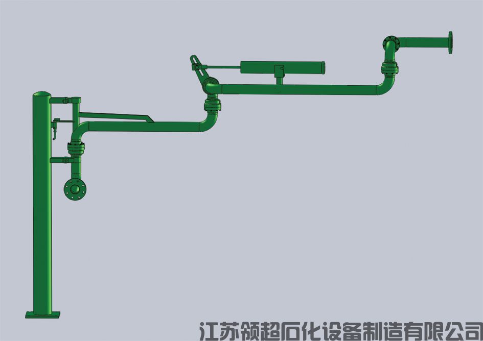 江蘇聯(lián)博藥業(yè)有限公司采購的一批活動梯、汽車頂部裝車用AL2503底部裝卸臂（鶴管）、甲醛鶴管已投入生產中(1)
